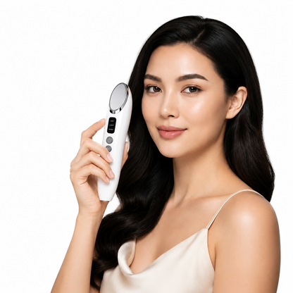 3 in 1 Eye Care Beauty Device Facial Massager LED Photon Light Wand for Relax Eye Dark Circles Eye Bags Puffiness Skincare Tool